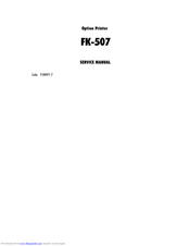 Olivetti FK-507 Service Manual