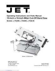 JET J-7020M Operating Instructions And Parts Manual
