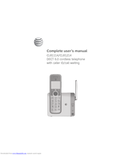 AT&T CL81114 User Manual