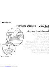 Pioneer VSX-832 Instruction Manual