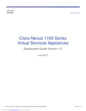 Cisco Nexus 1110-X Deployment Manual