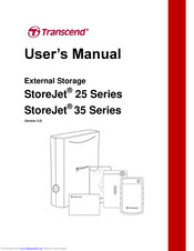Transcend StoreJet 25 User Manual