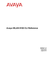 Avaya WLAN 8100 Series Reference