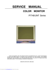 ViewSonic P774B-2NT Series Service Manual