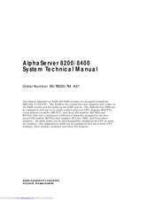 DEC AlphaServer 8200 Technical Manual