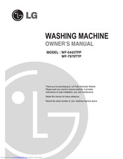 LG WF-7979TTP Owner's Manual