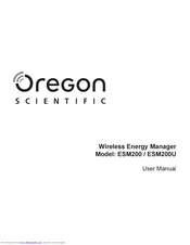Oregon Scientific ESM200U User Manual