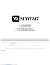 Maytag MED6400T Use And Care Manual