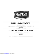 Maytag W10123240 Use & Care Manual