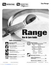 Maytag 8113P574-60R1 Use And Care Manual