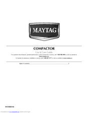 Maytag W10190314A Use And Care Manual