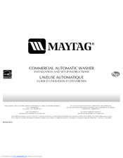 Maytag W10165327A Installation & Setup Instructions Manual