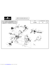 McCulloch MS1636AVCC Service Spare Parts List