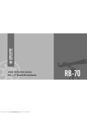 Meade TELESTAR RB-70 Instruction Manual
