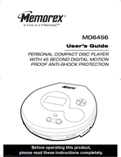 Memorex MD6456 User Manual