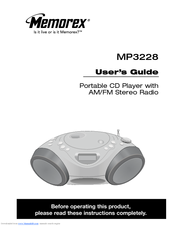 Memorex MP3228 User Manual