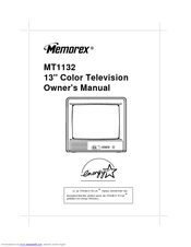 Memorex MT-1132 Owner's Manual