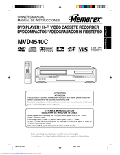 Memorex MVD4540C Owner's Manual