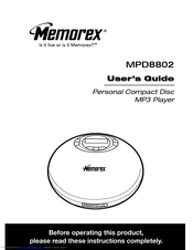 Memorex MPD8802 User Manual