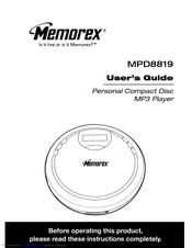 Memorex MPD8819 User Manual