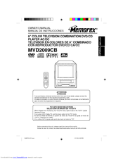 Memorex MVD2009CB Owner's Manual
