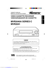 Memorex MVR2041 Owner's Manual
