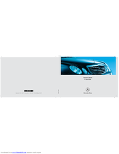 Mercedes-Benz E 320 BLUETEC Operator's Manual