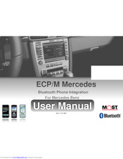 Mercedes-Benz BLUETOOTH PHONE INTEGRATION ECP/M MERCEDES User Manual