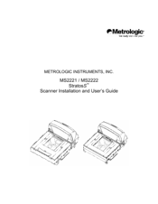 Metrologic StratosS MS2221 Installation And User Manual