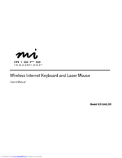 Micro Innovations KB1045LSR User Manual