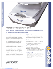 Microtek 2010 Specifications