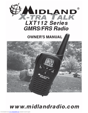 Midland X-tra Talk LXT112VP Owner's Manual