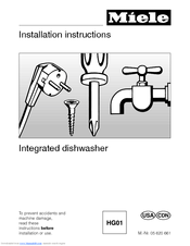 Miele 05 620 661 Installation Instructions Manual