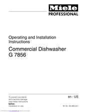 Miele 06 868 521 Operating And Installation Instructions