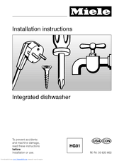 Miele HG01 Installation Instructions Manual