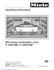 Miele H 4060 BM Operating Instructions Manual