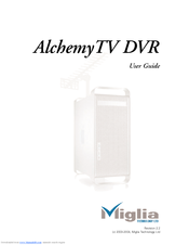 Miglia AlchemyTV User Manual