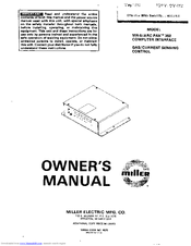 Miller Electric MR-5 Owner's Manual