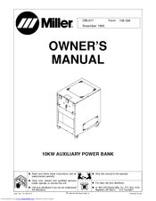 Miller Electric wire feeder Owner's Manual