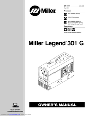 Miller Electric Legend 301 G Owner's Manual