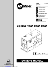 Miller Electric Big Blue 602DR Owner's Manual