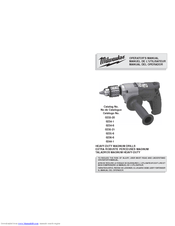 Milwaukee Magnum 0234-1 Operator's Manual