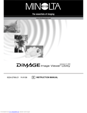 Minolta DiMAGE Image Viewer Utility Instruction Manual
