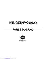 Minolta FAX5600 Parts Manual