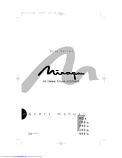 Mirage 90 is Owner's Manual