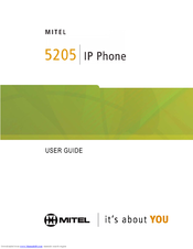 Mitel 5205 User Manual