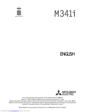 Mitsubishi Electric iMode M341i Owner's Manual