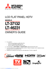 Mitsubishi Electric LT-37132 Owner's Manual