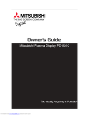 Mitsubishi PD-5010 Owner's Manual