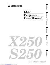 Mitsubishi X250U User Manual